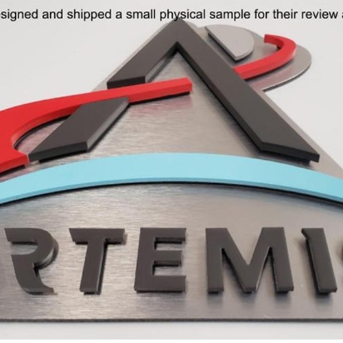 E. Custom Logo Fabrication - NASA Project